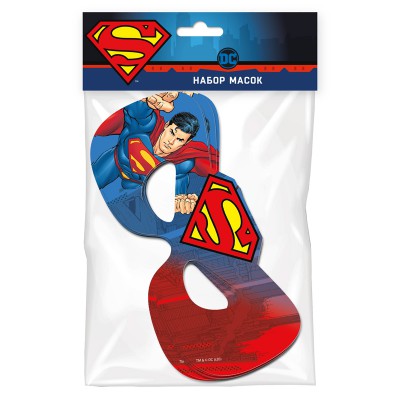 Superman. Набор масок-2, 6 шт