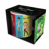 Кружка "Рик и Морти - Персонажи", в подарочной упаковке, 330мл, фарфор	
