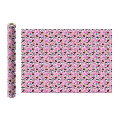 LOL. Упаковочная бумага (розовая с кошками), 700*1000 мм, 2 шт в рулоне (EV_19)