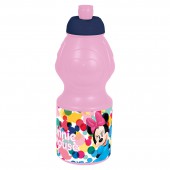 Бутылка пластиковая (спортивная, фигурная, 400 мл). Минни Хорошее настроение