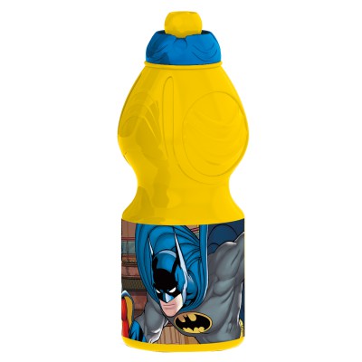Бутылка пластиковая (спортивная, фигурная, 400 мл). Бэтмен