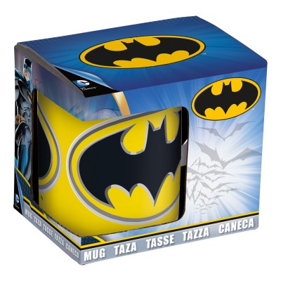 Кружка керамическая в подарочной упаковке (325 мл). Бэтмен Лого