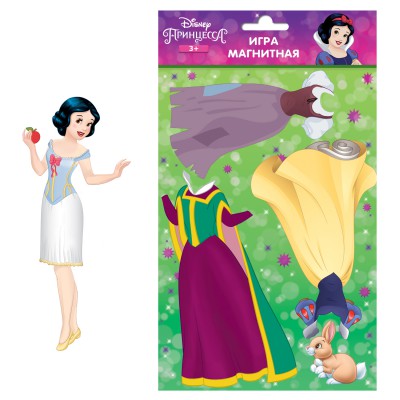 Магнитная игра "Принцесса Disney" Белоснежка с маркировкой Disney	