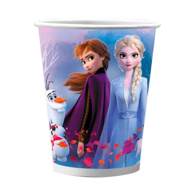 Frozen 2. Набор бумажных стаканов, Эльза и Анна 3, 6 шт*250 мл