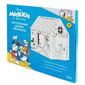 Игрушка картонная "Домик-раскраска "Микки Маус"