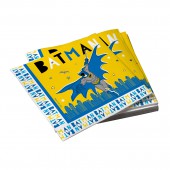 Batman. Салфетки бумажные трехслойные (желтые) 33*33 см,  20 шт