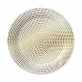 Набор бумажных тарелок Золотой горох, 6 шт d=230 мм