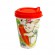 Стакан пластиковый c крышкой "Кроль-Вилль". Сладкая морковка, 420мл (оранжевый)