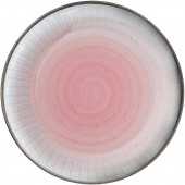 Набор бумажных тарелок Керамика розовая, в т/у пленке, 6 шт d=180 мм
