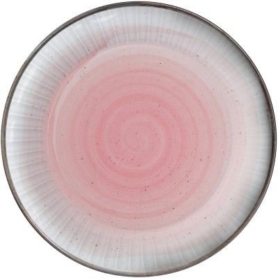Набор бумажных тарелок Керамика розовая, в т/у пленке, 6 шт d=180 мм