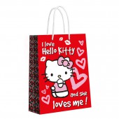Пакет подарочный Hello Kitty-1, 220*310*100 мм