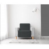 Накидка для дивана "ND HOME", темно-серый, 160*90 см