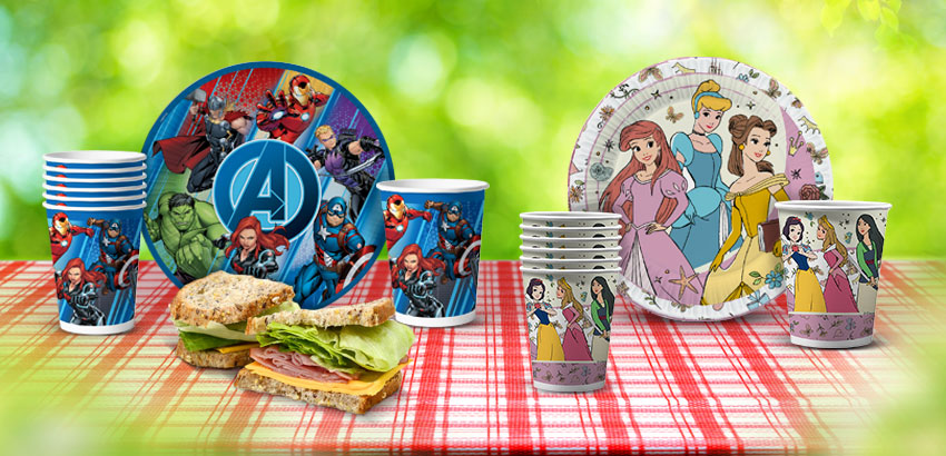Детский праздник в стиле Marvel и Disney: новинки одноразовой посуды