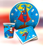 Товары для праздника в стиле супергероев: одноразовая посуда и праздничный декор