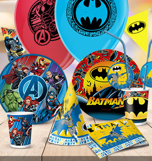  Новые товары для праздника с супергероями «Мстители» и «Бэтмен»