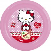 Тарелка пластиковая. Hello Kitty